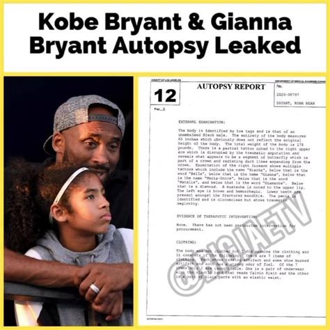 gigi bryant autopsy|Gianna and Kobe Bryants Autopsy Report Released 4 Months。